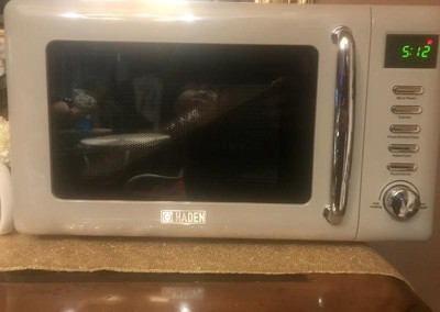 Haden Dorchester 700w Over The Range Compact Home Kitchen Microwave With  Turntable, 5 Power Levels, And 60 Minute Digital Timer, Stone Blue : Target