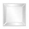 Howard Elliott 24"x24" Wood Framed Pitched and Flared Wall Mirror: Modern Square, No Assembly, Glass & Wood, Wall Mount - 3 of 4