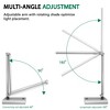 Hastings Home LED Contemporary Reading and Desk Lamp With 2 Adjustable Arms - White - 3 of 4