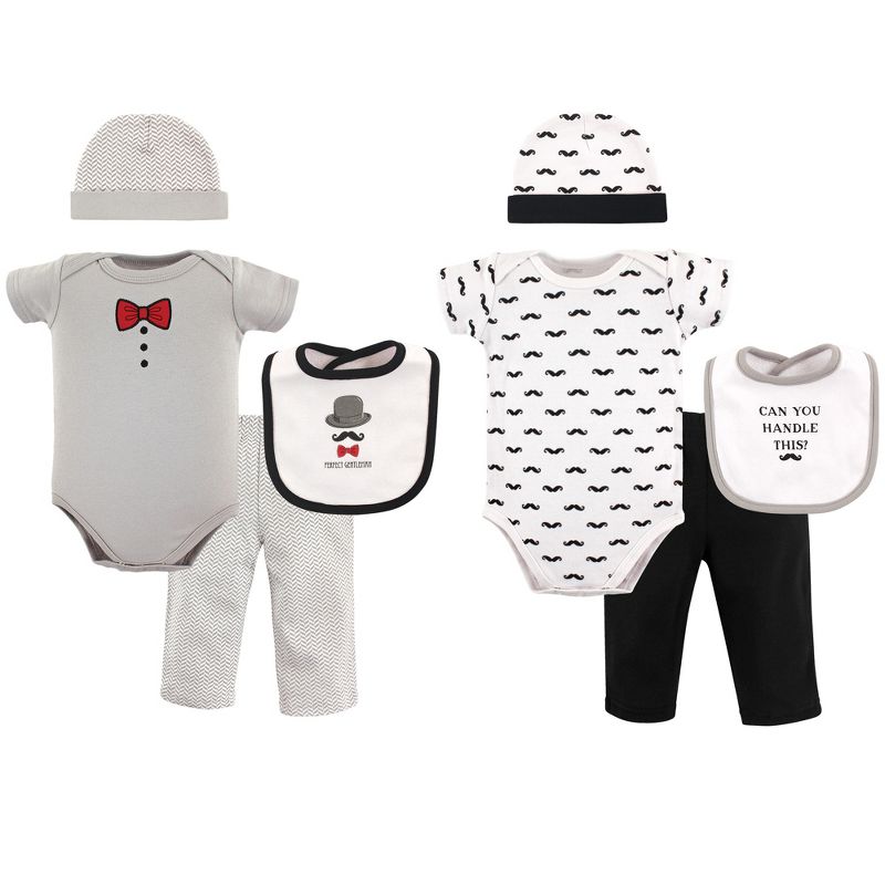 Hudson Baby Infant Boy Layette Boxed Giftset, Gentleman, 0-6 Months, 1 of 5