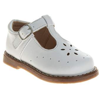 Josmo Unisex Boys Girls' Walking Shoes Hard Sole T-Strap Mary Janes (Infant/Toddler)