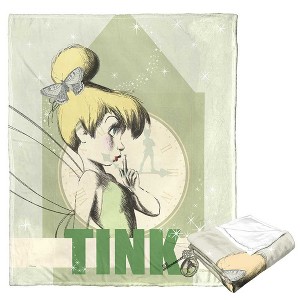 Disney Tinkerbell London Fairy Silk Touch Throw Blanket 50x60 Inches - 1 of 4