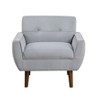 CAVINAS Accent Chair Contemporary Living Room Chair with Upholstered Velvet Cushion Comfy Chair - 4 of 4
