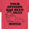 Boys' - Garfield - Your Opinion Has Been Duly Noted Short Sleeve Graphic T-Shirt - 2 of 4