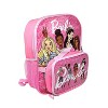 Barbie Backpack & Insulated Lunch Bag Detachable 2-Piece Set Pink Girls - 3 of 4