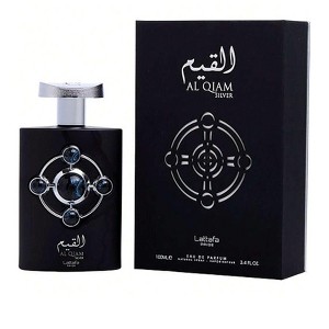 Lattafa Pride Al Qiam Silver By Lattafa Men Ginger, Grapefruit, Sandalwood, Ambroxan, Musk  Eau De Parfum Spray 3.4 Oz - 1 of 1