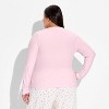 Women's Cozy Leisure Long Sleeve Blouse - Wild Fable™ - 3 of 3