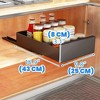 Cabinet Sliding Rack Carbon Steel Medium Drill-Free Retractable Organizer for Kitchen Dishes - 2 of 4