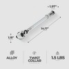 Master Mechanic 1/2 Inch Chamfered Square Drive Alloy Steel Micrometer Torque Wrench, 20 to 150 Foot Pounds with Twist Collar Lock and Quick Release - 2 of 4