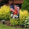 Briarwood Lane Spring Garden Flag 12x18 For Outdoor American Floral Cardinal For Spring Garden Flag Flags For Outside - 4 of 4