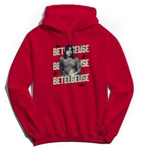 Beetlejuice Men's Astrid Betelgeuse Repeat Long Sleeve Graphic Cotton Sweatshirt Hoodie - 1 of 1