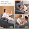 GustoWave Chaise Lounge Chair Indoor with Ottoman, 56.3" Oversized Sleeper Chair, Corduroy Upholstered Comfy Sofa for Living Room - 4 of 4