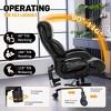 Executive Office Chair Modern with Adjustable Headrest and 800LBS Capacity for Home Office 24in Wide Seat - 3irtyhousy - 2 of 4