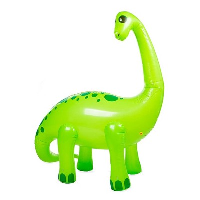 HearthSong Gigantic 7 Foot Inflatable Dino Sprinkler for Outdoor Active Water Play