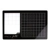 Tim Holtz Travel Glass Cutting Mat - Left Handed Portable Work Surface with 8x8 Measuring Grid and Palette for Mixed Media - Art Supplies with Carry - 2 of 4