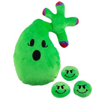 Attatoy Gallbladder Plush Stuffed Toy; Body Organ Toy Complete w/ Gallstones