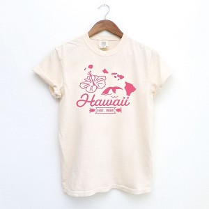 Simply Sage Market Women's Hawaii Vintage Short Sleeve Garment Dyed Tee - 1 of 3