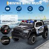Jojoka Electric Car for Kids,Licensed RAM 12V Kids Ride On Police Car with Remote Control - 3 of 4