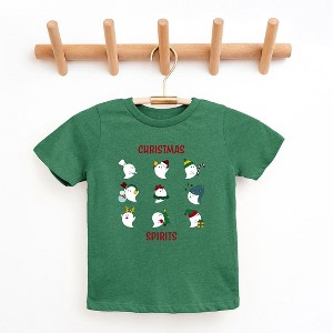 The Juniper Shop Christmas Spirits Red Words Youth Short Sleeve Tee - 1 of 3