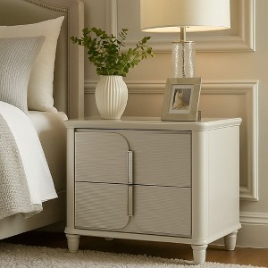 Royal Hampton Nightstand, 2 Modern Drawers, 30 Inch - 1 of 4