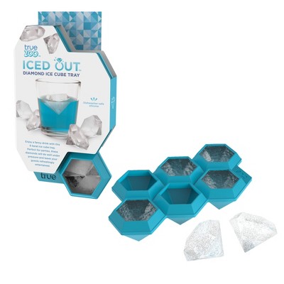 True Zoo U Ice Of A, Bpa Free Silicone Ice Cube Tray, Usa Ice Mold, Novelty  Ice July 4th Party Supplies, Dishwasher Safe, Blue, 38 Cubes, Utensils