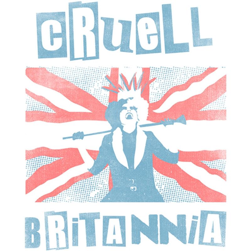 Girl's Cruella Cruell Britannia T-Shirt, 2 of 6