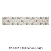 Unique Bargains Christmas Table Runner White Christmas Tree Linen 72"x13" 1 Pc - 3 of 4