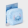 Women's Lilo & Stitch Embroidered Faux Fur 3pk Cozy Gift Set with Reusable Pouch, Cozy Socks and Eye Mask - Blue 4-10 - 4 of 4
