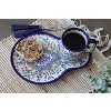 Blue Rose Polish Pottery 209-55 Vena Breakfast Plate & Mug - 2 of 3