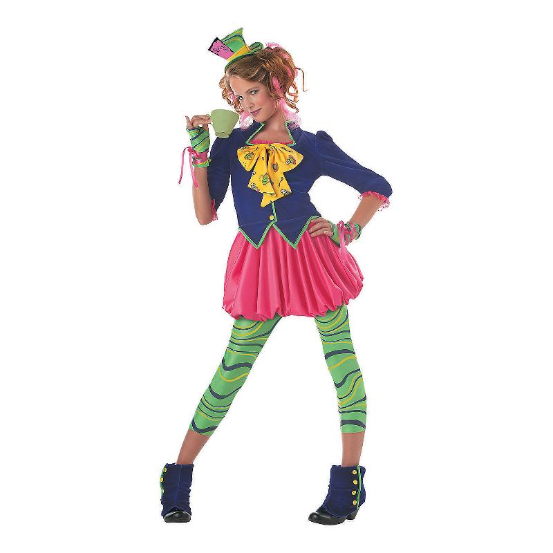 California Costumes Girls' Alice in Wonderland The Mad Hatter Costume, 1 of 2