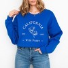 Simply Sage Market Women's Graphic Sweatshirt Embroidered California Flower - 2 of 4