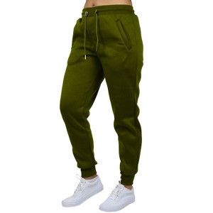Blue Ice Women's Loose Fit Fleece-Lined Jogger Sweatpants - 1 of 4