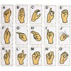 Bright Creations 26-Count Magnetic Sign Language Alphabet Flash Cards with Gestures Uppercase Letters Card for Kids Learning ABC Whiteboard Classroom - 2 of 4