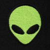 Dalix Alien Embroidery Relaxed Hoodie Soft Fleece Sweatshirt Fit Lounge Mens - 2 of 4