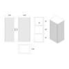 NicBex Freestanding/Wall Bathroom Storage Cabinet,Space-Saving Storage Cabinet with 3/4 Shelves,Bathroom Cabinet for Bathroom,Bedroom - 4 of 4