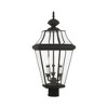 Livex Lighting Georgetown 3 - Light Lantern in  Black - 4 of 4