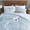 Swift Home | Striped Pintuck 3-Piece Comforter Set - 3 of 4