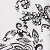 Collections Etc Beautiful Shadow Print Sequin Detailed 3/4 Length Sleeve Top - 4 of 4