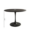 XIYUYEU Dining Table Set for 2 Tulip Table with 2 Chairs, Coffee Shop, Small Spaces - 3 of 4