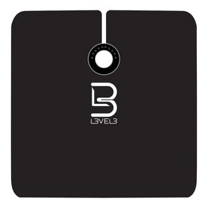 Level 3 Cape with Rubber Neck - Water Resistant Barber Hair Cutting Cape - Professional Salon Stylist and Barber Accessories (Black) - 1 of 4