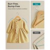 10/20-Pack Kids Wooden Hangers with Pants Bar & 360° Swivel Hook, 12.6 x 7.5 Inch Children's Closet Organizers, Shoulder Notches - 3 of 4