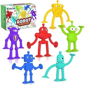 No-Hole Suction Cup Bath Toys, Sensory Fidget and Window Building Set for Kids Ages 3+ - 1 of 4