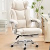 Rbied Ergonomic Office Chair Home Desk Chair with Retractable Footrest and Adjustable Backrest, Reclining Office Chair with Linkage Armrest - 3 of 4