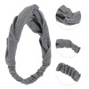 Unique Bargains Women's Simple Solid Elastic Cross Headwrap 1 Pc - 3 of 4