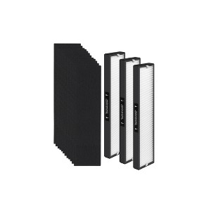 Nispira 182550 Filter Replacement for Bionaire BAP536UV-U Holmes HAP537UV / 2141139 Air Purifier (HEPA + Carbon), 3 Sets - 1 of 4