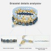 6 Sets Bohemian Stackable Stretch Bracelets Multi-color Boho Jewelry for Women with Various Charms - 2 of 4