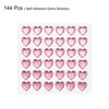 Unique Bargains Heart Shape Self Adhesive Valentine Makeup DIY Rhinestone Stickers 144 Pcs - 3 of 4