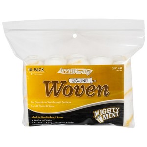 ArroWorthy Pro-Line Woven 4 in W X 3/8 in Mini Paint Roller Cover 10 pk - 1 of 1
