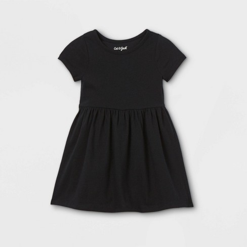 Girls black dress on sale target