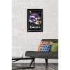 Trends International NFL Minnesota Vikings - Neon Helmet 23 Framed Wall Poster Prints - 2 of 4